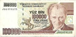 7.Emisyon 3.Tertip 100.000 Türk Lirası / J04