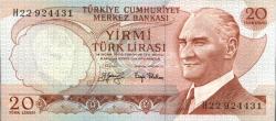 6. EMİSYON 20 TÜRK LİRASI ÇİL