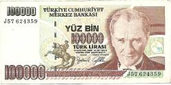 7.Emisyon 3.Tertip 100.000 Türk Lirası / J57