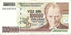 7.Emisyon 3.Tertip 100.000 Türk Lirası / J63