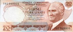 6. EMİSYON 20 TÜRK LİRASI ÇİL