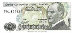 7.Emisyon 1.Tertip 10 Türk Lirası / C01