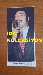 SES SANATÇISI ve ORKESTRA ŞEFİ ÖMER AYSAN'IN GAZETEDEN KESİLME FOTOĞRAFI  - 14 x 6 cm EBADINDA - ÖMER AYSAN
