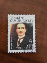 2007 Atatürk Portreli Resmi Posta Pulları - 3 Değer Takım (50 YKr, 60 YKr, 4 YTL)