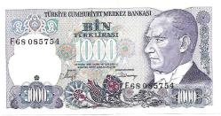 7.Emisyon 2.Tertip 1.000 Türk Lirası / F68