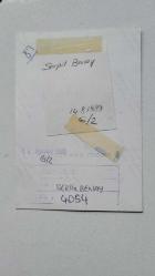 SES SANATÇISI SERPİL BENAY'IN ORİJİNAL FOTOĞRAFI  - 12,5 x 9 cm EBADINDA - SERPİL BENAY, DEKOLTE ELBİSESİYLE KADRAJA GÜLÜMSEYEREK POZ VERİRKEN ÇEKİLMİŞ NET KALİTEDE BİR FOTOĞRAF. 14 AĞUSTOS 1989