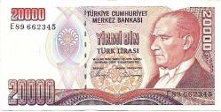 7.Emisyon 1.Tertip 20.000 Türk Lirası / E89