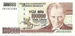 7.Emisyon 3.Tertip 100.000 Türk Lirası / J62