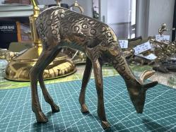 Pirinç Biblo - Geyik 271 gr