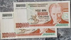 7.Emisyon 3.Tertip 100.000 Türk Lirası / J02 Seri Takipli