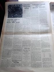 Ulus Gazetesi - Turkish Newspaper - 14 Şubat 1937 - Türk kadını başmakale - sancakta tahrikat yapılıyor - istiklali çekemeyenler Araplar tarafından ihtilal çıkarılmasına çalışıyor - İngiltere'nin silahlanması Almanya'da büyük bir heyecan uyandırdı - Cumhuriyet rejiminde inhisarlar idaresinin başarıları yazan Ali Rana Tarhan - Balkan Antantı Konseyi Dr. Tevfik Rüştü Aras Atina'ya hareket etti - Akdeniz'de Türkiye'nin nüfusu - atina'daki kitap resim sergimiz büyük alaka gördü Fotoğrafı - ipekli kadın çorapları ekonomi bakanlığı normlarını tespit etti - Maraş kurtuluşu Hasan Reşit Tankut'un halkevinde verdiği söylev - arkeoloji enstitüsü talebeleri Kayseri'ye gidiyorlar - İspanyol asilerinin bir Sovyet gemisini tuttukları bildiriliyor - Bir kitabın çıkardığı mesele yazan Ahmet Şükrü Esmer - Ankaragücü Gençlerbirliği karşılaşması geride kaldı - Mussolini trablus'a gidecek - İngiltere'de çıkan gazetelerin gündelik masrafları ve varidatı - Çengel kitabı çeviren Nurettin Artam Yazı Dizisi