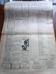Ulus Gazetesi - Turkish Newspaper - 14 Şubat 1937 - Türk kadını başmakale - sancakta tahrikat yapılıyor - istiklali çekemeyenler Araplar tarafından ihtilal çıkarılmasına çalışıyor - İngiltere'nin silahlanması Almanya'da büyük bir heyecan uyandırdı - Cumhuriyet rejiminde inhisarlar idaresinin başarıları yazan Ali Rana Tarhan - Balkan Antantı Konseyi Dr. Tevfik Rüştü Aras Atina'ya hareket etti - Akdeniz'de Türkiye'nin nüfusu - atina'daki kitap resim sergimiz büyük alaka gördü Fotoğrafı - ipekli kadın çorapları ekonomi bakanlığı normlarını tespit etti - Maraş kurtuluşu Hasan Reşit Tankut'un halkevinde verdiği söylev - arkeoloji enstitüsü talebeleri Kayseri'ye gidiyorlar - İspanyol asilerinin bir Sovyet gemisini tuttukları bildiriliyor - Bir kitabın çıkardığı mesele yazan Ahmet Şükrü Esmer - Ankaragücü Gençlerbirliği karşılaşması geride kaldı - Mussolini trablus'a gidecek - İngiltere'de çıkan gazetelerin gündelik masrafları ve varidatı - Çengel kitabı çeviren Nurettin Artam Yazı Dizisi