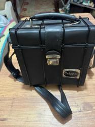 Vintage Calypso Tasarım Kafesli Deri Omuz Çantası Calypso (Özel Tasarım Serisi) Retro, Endüstriyel, Alternatif Giyim