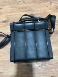 Vintage Calypso Tasarım Kafesli Deri Omuz Çantası Calypso (Özel Tasarım Serisi) Retro, Endüstriyel, Alternatif Giyim