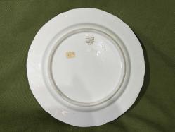 limoges el boyama porselen dekor duvar tabağı 25,5 cm çapında