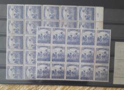 LOT.7 » MACARİSTAN MAGYAR KIR POSTA DAMGASIZ 15 VE 25 Lİ BLOKLAR