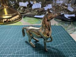 Pirinç At Biblo – Dekoratif Heykel