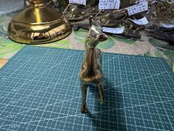 Pirinç At Biblo – Dekoratif Heykel