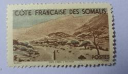 Fransız Sömürgesi Somali Sahili _damgasız pul