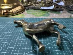 Pirinç At Biblo – Dekoratif Heykel