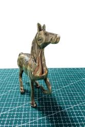 Pirinç At Biblo – Dekoratif Heykel