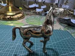 Pirinç At Biblo – Dekoratif Heykel