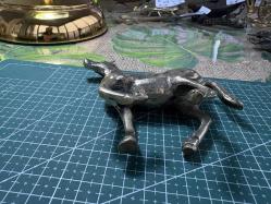 Pirinç At Biblo – Dekoratif Heykel