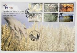 2012 FDC Türkiye'de Tarım ve İnsan, Ankara, 26.12.2012, PTT M.O.B.Y.D. İlk Gün Zarfı (FDC-799)