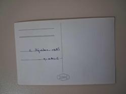 '' 11 Ağustos 1973, Çanakkale''  notlu, kumsalda Siyah Beyaz Fotoğraf - 13.5/9 cm.