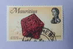 Mauritius_ damgalı pul