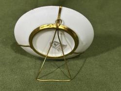limoges el boyama porselen dekor duvar tabağı 8,5 cm çapında