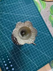 Vintage Pirinç Tavşan Figürlü Şamdan / Mumluk – Dekoratif & Koleksiyonluk