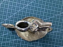 Vintage Pirinç Fare Figürlü Şamdan / Mumluk – Dekoratif & Koleksiyonluk