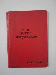 T. C. NÜFUS HÜVİYET CÜZDANI - 1936  ( Konya, Hadım Nüfus Müdürlüğünden, Hidayet Bağcı'ya )