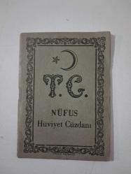 T. C. Nüfus Hüviyet Cüzdanı - 1943  ( MERZİFON NÜFUS İDARESİ, REŞİDE BARAN )
