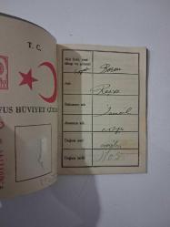 T. C. Nüfus Hüviyet Cüzdanı - 1943  ( MERZİFON NÜFUS İDARESİ, REŞİDE BARAN )