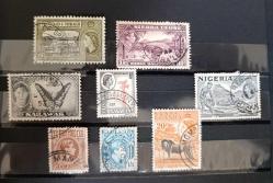 LOT.18 » İngiliz Sömürgeleri Damgalı pullar lotu