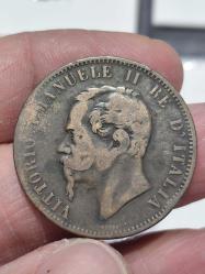 İtalya 1866 Yılı 10 Centesimi