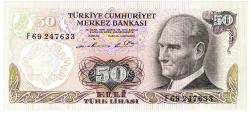 TÜRKİYE CUMHURİYETİ 6. EMİSYON 50 TÜRK LİRASI