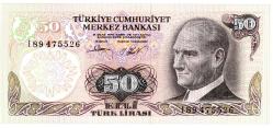TÜRKİYE CUMHURİYETİ 6. EMİSYON 50 TÜRK LİRASI