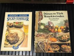 Yemek Kitapları Lotu – Günümüz Ailesine Seçkin Yemekler & Dünya ve Türk Yemeklerinden Seçmeler | 2 Kitap