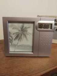 Digital Saatli Fotoğraf Çerçevesi