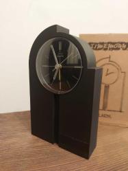 Modern Siyah Alarmlı Masa Saati