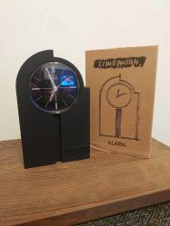 Modern Siyah Alarmlı Masa Saati