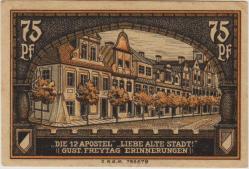 *** ALMANYA 75 PFENNİG 1921 NOTGELD-KREUZBURG-YUKARI SİLEZYA. ÇİL.