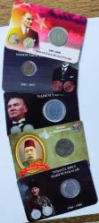 LOT.7 » T.C.-Osmanlı 1909-2007 Arası Tedavül Eden Madeniler 5 Adet..