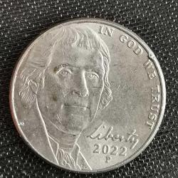 AMERİKA  2022 P    5 CENT