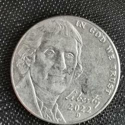 AMERİKA  2022 D    5 CENT