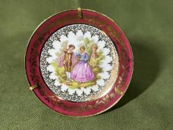 limoges el boyama porselen dekor duvar tabağı 8,5 cm çapında - 98466