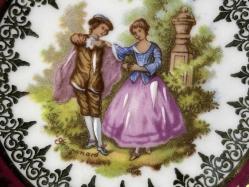 limoges el boyama porselen dekor duvar tabağı 8,5 cm çapında - 98466